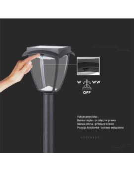 Słupek V-TAC SKU2891 VT-984 3000K+6000K 2W 110lm