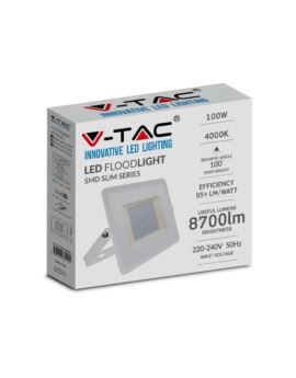 Projektor V-TAC SKU215968 VT-40101 4000K 100W 8700