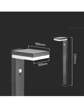 Słupek V-TAC SKU23398 VT-1167 3000K 5,5W 220lm