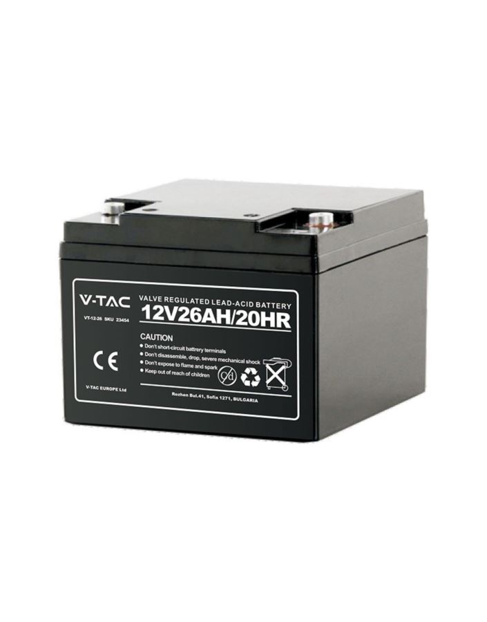 Akumulator V-TAC SKU23454 VT-12-26