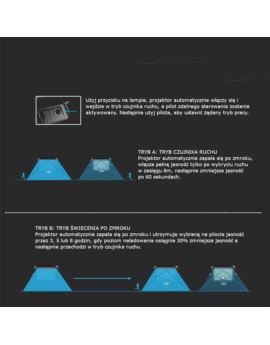 Projektor V-TAC SKU10311 VT-432 6400K 30W 4800lm