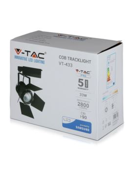Oprawa V-TAC SKU373 VT-433-B 5000K 33W 2800lm