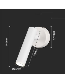 Oprawa V-TAC SKU10292 VT-412 3000K 2W 150lm