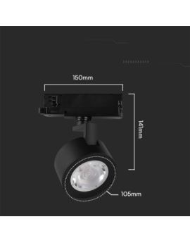 Oprawa V-TAC SKU10371 VT-4633 3000K-4000K-6400K 30