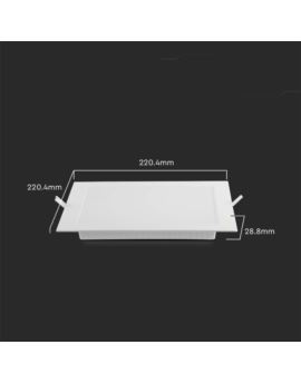 Panel V-TAC SKU10486 VT-61018 3000K 18W 1850lm