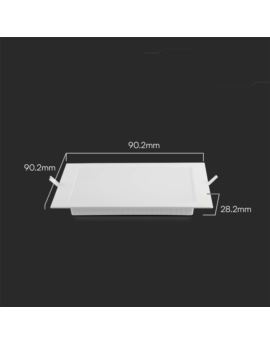 Panel V-TAC SKU10477 VT-61003 3000K 3W 330lm