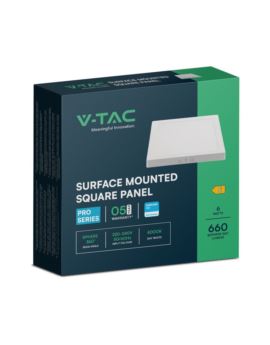 Panel SKU104941 VT-60006SQ-S 6500K 6W 660lm