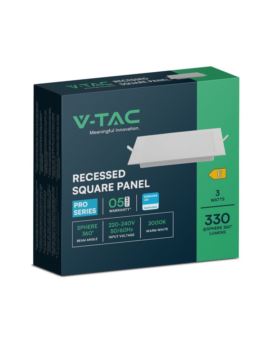 Panel SKU104771 VT-61003SQ-S 3000K 3W 330lm
