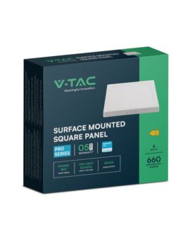Panel SKU104921 VT-60006SQ-S 3000K 6W 660lm