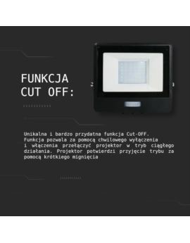 Projektor V-TAC SKU20288 VT-138S-1 6400K 30W 2340l