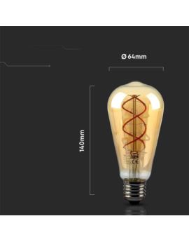 Żarówka V-TAC SKU217218 VT-2065-N 1800K 4,8W 300lm