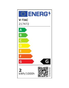 Żarówka V-TAC SKU217472 VT-2152 1800K 2W 65lm