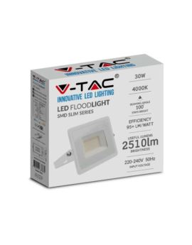 Projektor V-TAC SKU215956 VT-4031 4000K 30W 2510lm