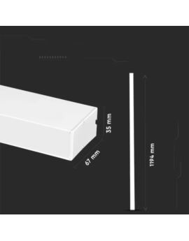 Oprawa V-TAC SKU21463 VT-7-46 4000K 40W 3400lm