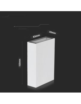 Oprawa V-TAC SKU218560 VT-844-W-N 3000K 4W 400lm