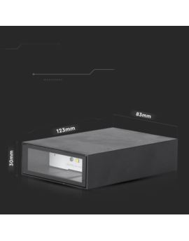 Oprawa V-TAC SKU218563 VT-844-B-N 6400K 4W 400lm