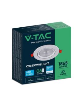 Oprawa V-TAC SKU21842 VT-2-20 3000K 20W 1865lm