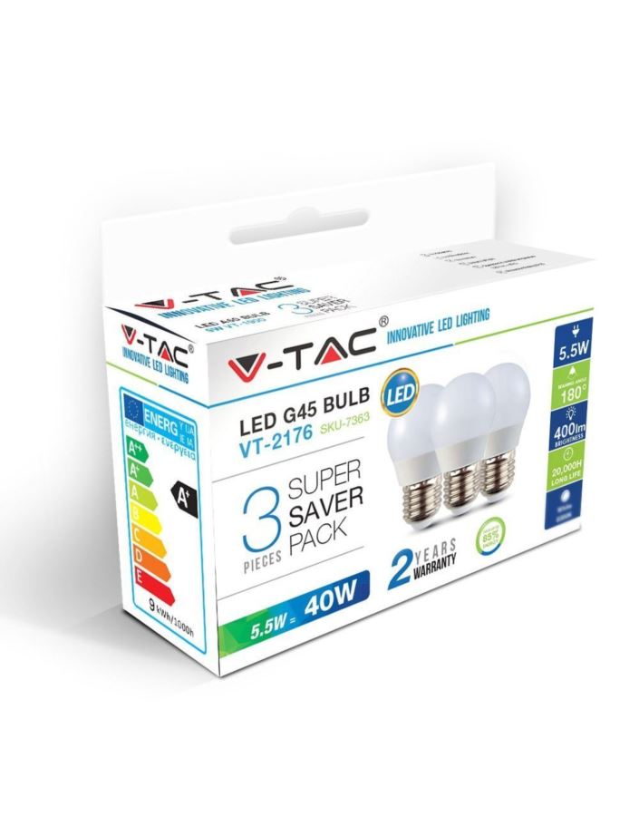 Żarówka V-TAC SKU7364 VT-2176 6400K 5,5W 470lm