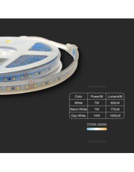 Taśma V-TAC SKU2898 VT-2835 120 3000K-6500K 14W 15