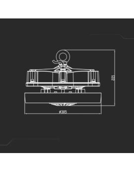 Oprawa V-TAC SKU7656 VT-9219 4000K 200W 37000lm