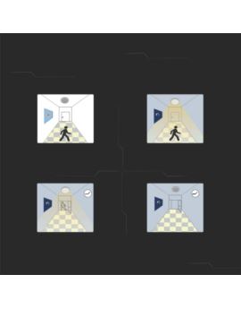 Plafon V-TAC SKU7667 VT-8624SW-SQ 4000K 24W 2400lm