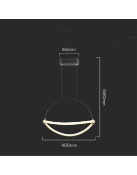 Oprawa V-TAC SKU23434 VT-10124 3000K 12W 1440lm
