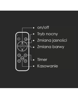Plafon V-TAC SKU23591 VT-8565 3000K-6500K 40W 4000