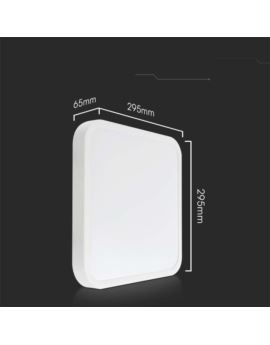 Plafon V-TAC SKU76271-24 VT-8624 3000K 24W 2500lm