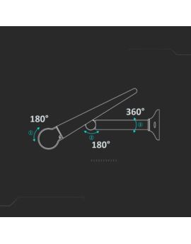 Projektor V-TAC SKU6844 3000K 8W 950lm