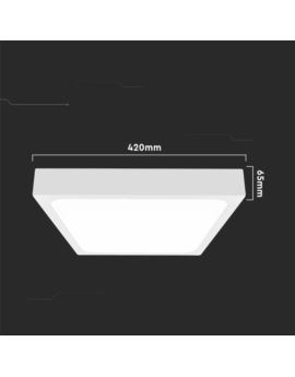 Plafon V-TAC SKU7632 VT-8630W-SQ 6500K 30W 3000lm
