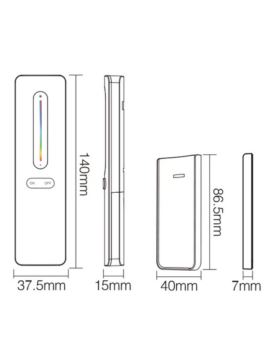 Pilot 1-strefowy RGB + CCT Biały