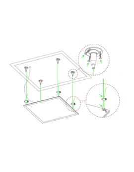 Zawiesia V-TAC SKU6018 VT-1200
