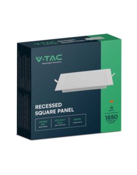 Panel V-TAC SKU10488 VT-61018 6500K 18W 1980lm