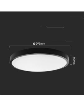 Plafon V-TAC SKU76691-24 VT-8618S 4000K 18W 1830lm