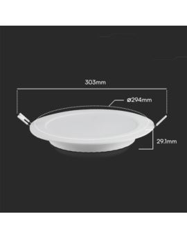 Panel V-TAC SKU78681 VT-61024RD-S 3000K 24W 2500lm