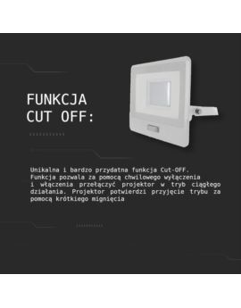 Projektor V-TAC SKU20270 VT-118S 6500K 10W 735lm