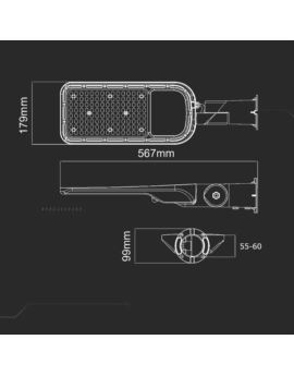 Oprawa V-TAC SKU20427 VT-139ST 6500K 100W 11000lm