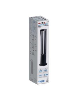 Słupek V-TAC SKU128333 VT-820-B-N 6400K 10W 1000lm