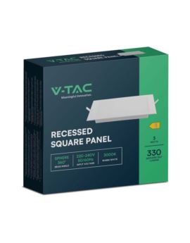 Panel V-TAC SKU10477 VT-61003 3000K 3W 330lm