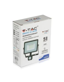Projektor V-TAC SKU453 VT-20-S-W 6400K 20W 1600lm