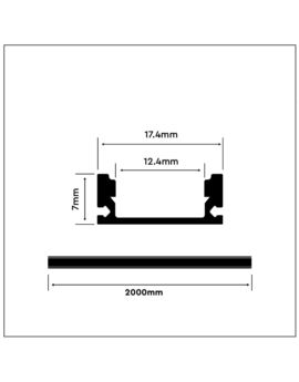 Profil V-TAC SKU3365 VT-8113-W