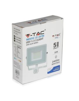Projektor V-TAC SKU457 VT-30-S-W 3000K 30W 2400lm