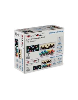 Girlanda V-TAC SKU217439 VT-71020 3000K 10W 960lm