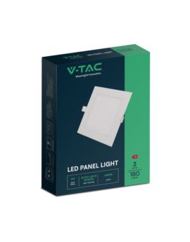 Panel V-TAC SKU216295 VT-307 3000K 3W 130lm