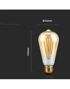 Żarówka V-TAC SKU217220 VT-2066-N 1800K 4,8W 300lm