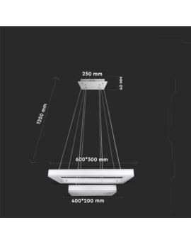 Oprawa V-TAC SKU213986 VT-101-2D 3000K 113W 6300lm