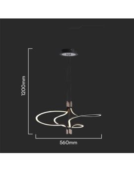 Oprawa V-TAC SKU23370 VT-7980 3000K 30W 3350lm