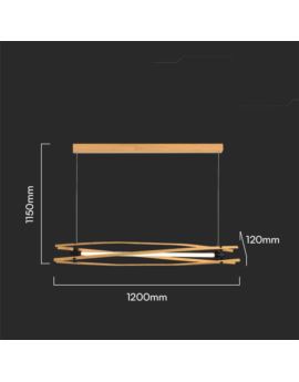 Oprawa V-TAC SKU23368 VT-7978 3000K 15W 1600lm
