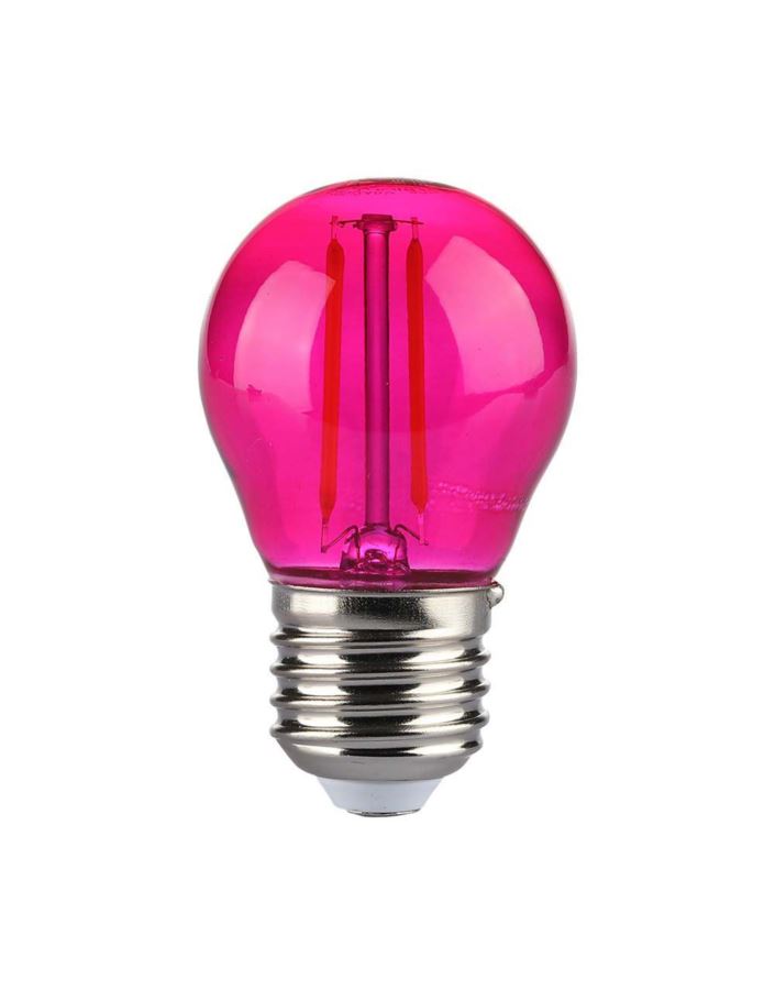 Żarówka V-TAC SKU217410 VT-2132 Kolor Różowy 2W 60