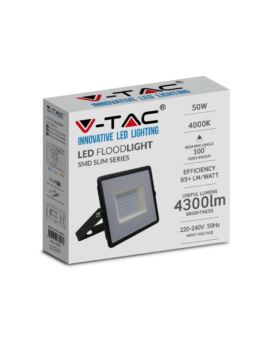 Projektor V-TAC SKU215959 VT-4051 4000K 50W 4300lm